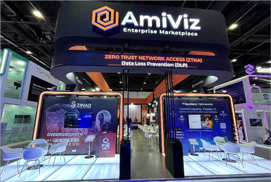 AMIVIZ exhibition stand at GITEX 2024